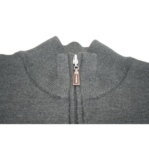 Gran Sasso Gray Men's Cardigan Sweater - Picture 2 of 10